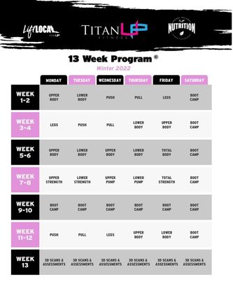 13 Week Program